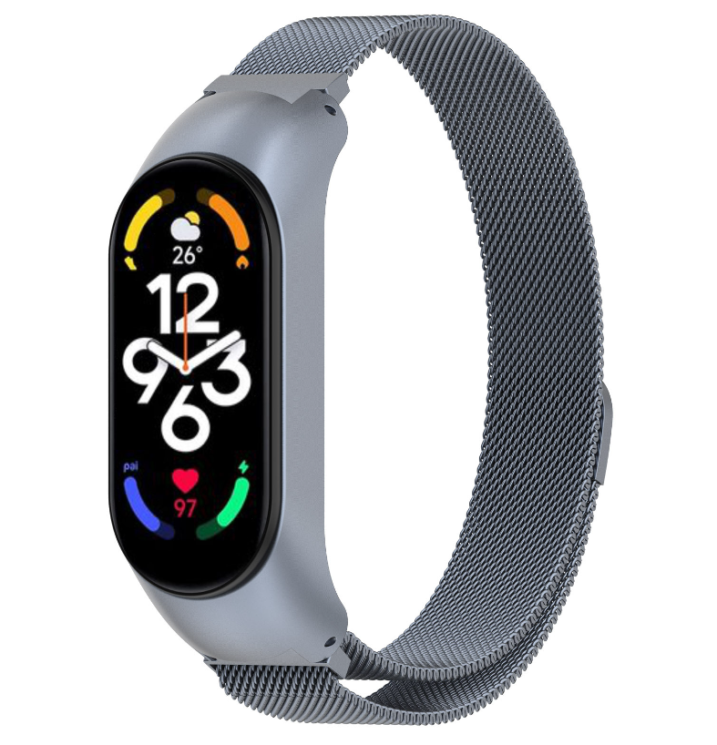 Ремінець DK Metal Milanese Loop Magnetic для Xiaomi Mi Band 7