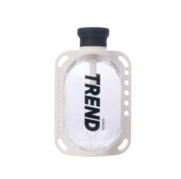 Бутылка для воды герметичная с антискользким покрытием и ремешком 780 мл Белый (2692639930)