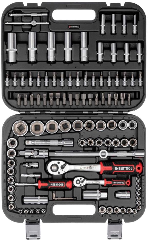 Набор инструментов Intertool 110 шт. (ET-8110) - фото 2 Набор инструментов Intertool 110 шт. (ET-8110) - фото 2