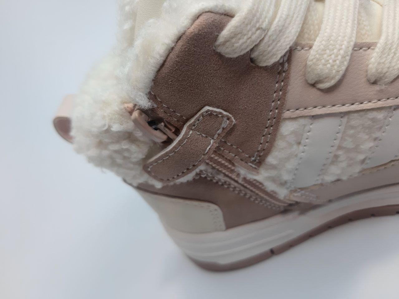 Кросівки демісезонні для дівчинки American Club р. 36 23,7 см Бежевий (198 beige) - фото 4 Кросівки демісезонні для дівчинки American Club р. 36 23,7 см Бежевий (198 beige) - фото 4