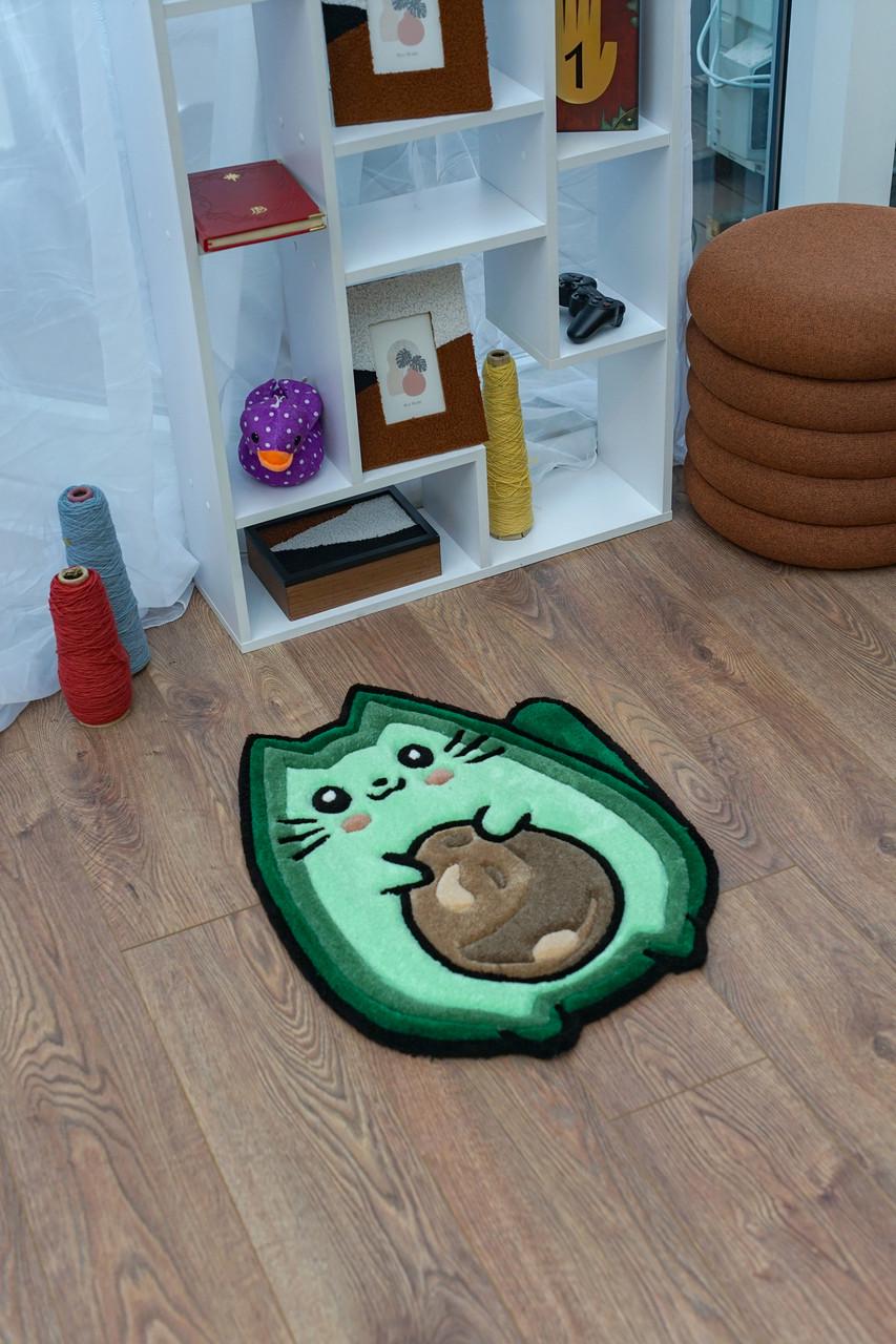 Килим ручної роботи АвоКотик 80x75 см - фото 7 Килим ручної роботи АвоКотик 80x75 см - фото 7