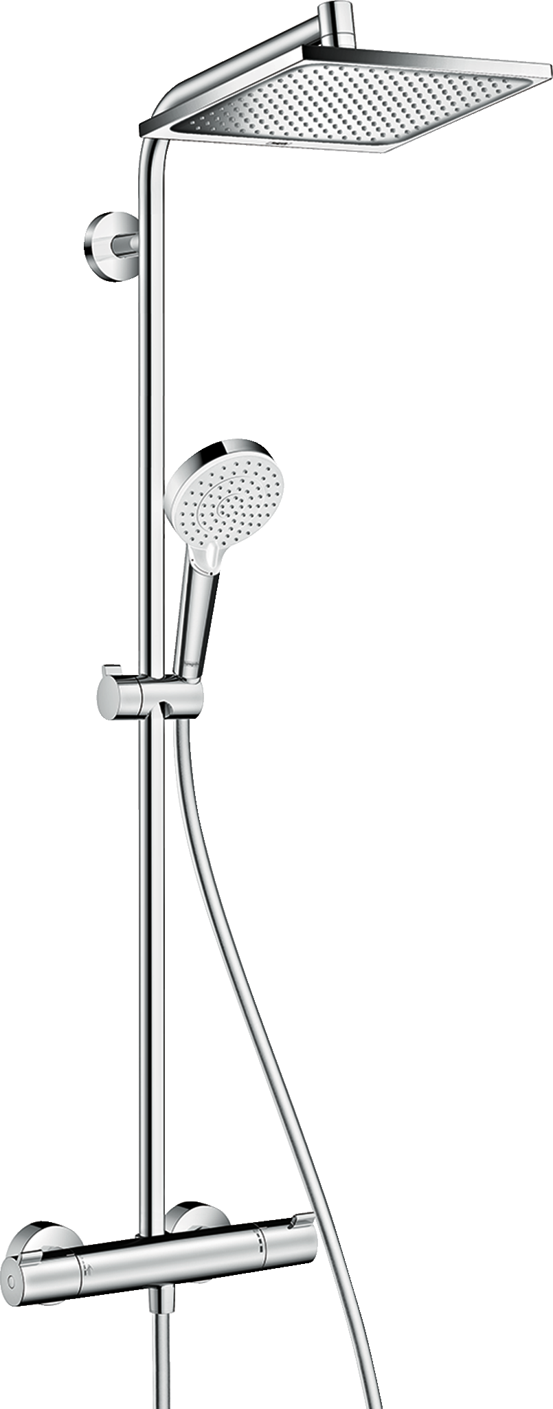 Душевая система с термостатом Hansgrohe Crometta Е 240 1jet Showerpipe (27271000)