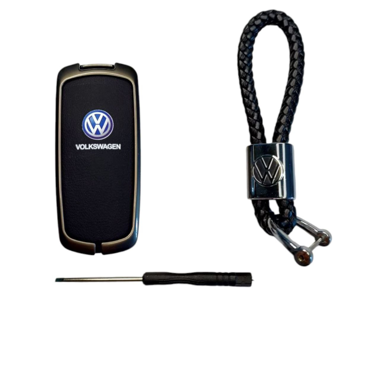 Чехол для ключа Volkswagen металлический (25681077) Чехол для ключа Volkswagen металлический (25681077)