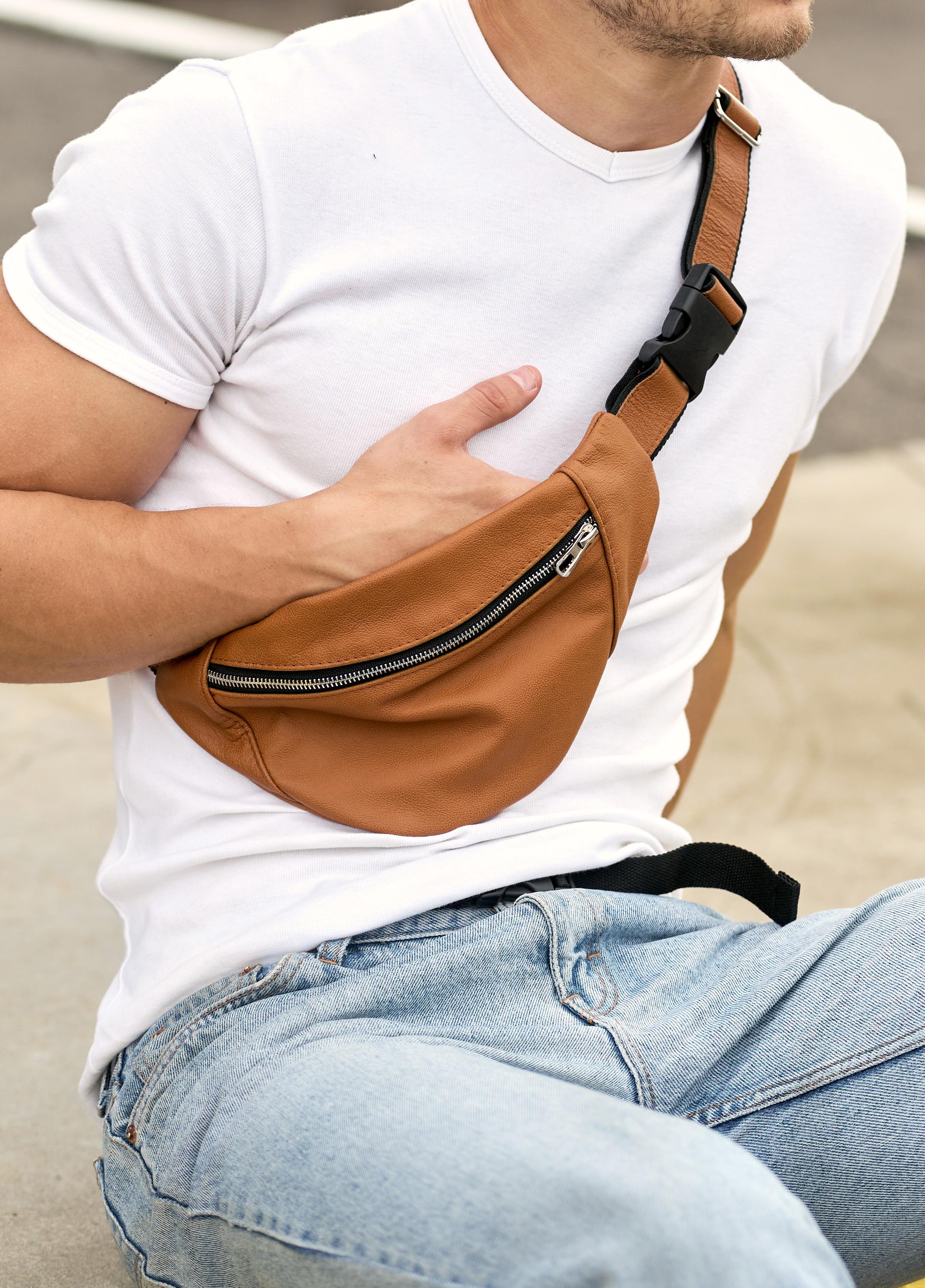 Сумка на пояс Sambag Soho BSS Рыжий (17107)