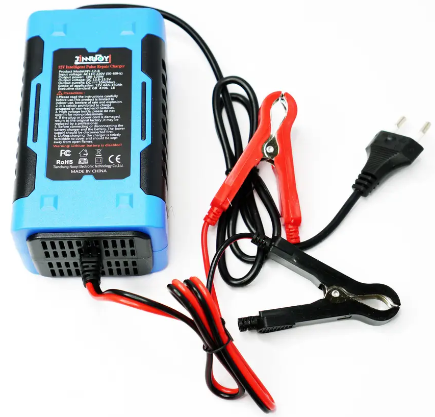 Зарядний пристрій автомобільний 12В 10А Blue (26642934) - фото 7 Зарядний пристрій автомобільний 12В 10А Blue (26642934) - фото 7