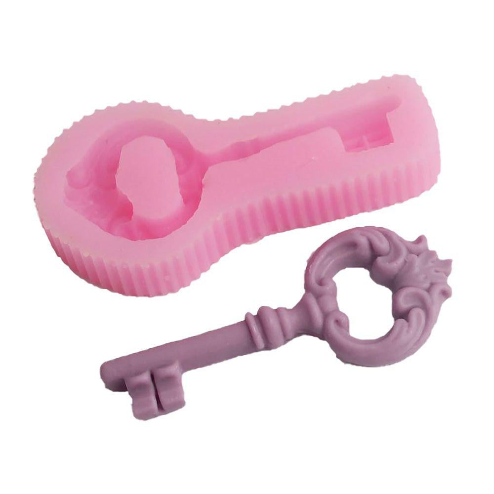 Молд силиконовый Ключ 100x50 мм Розовый (20303) Молд силиконовый Ключ 100x50 мм Розовый (20303)