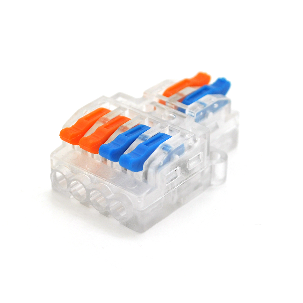 Колодка клемна VOLTRONIC PCT-424 2х4 прозора 400V 32A (21743)