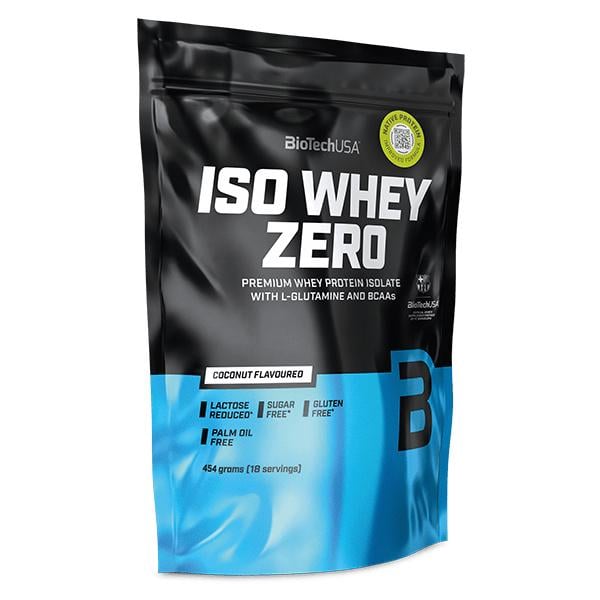 Протеин Biotech USA Iso Whey Zero 454 г Кокос (BIO-26407)