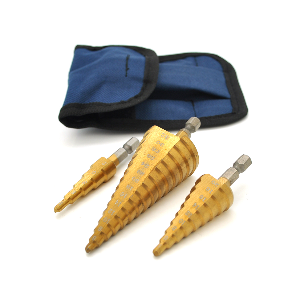 Набор сверл Yoso ступенчатых HSS 4-12/4-20/4-32 мм (26252294)