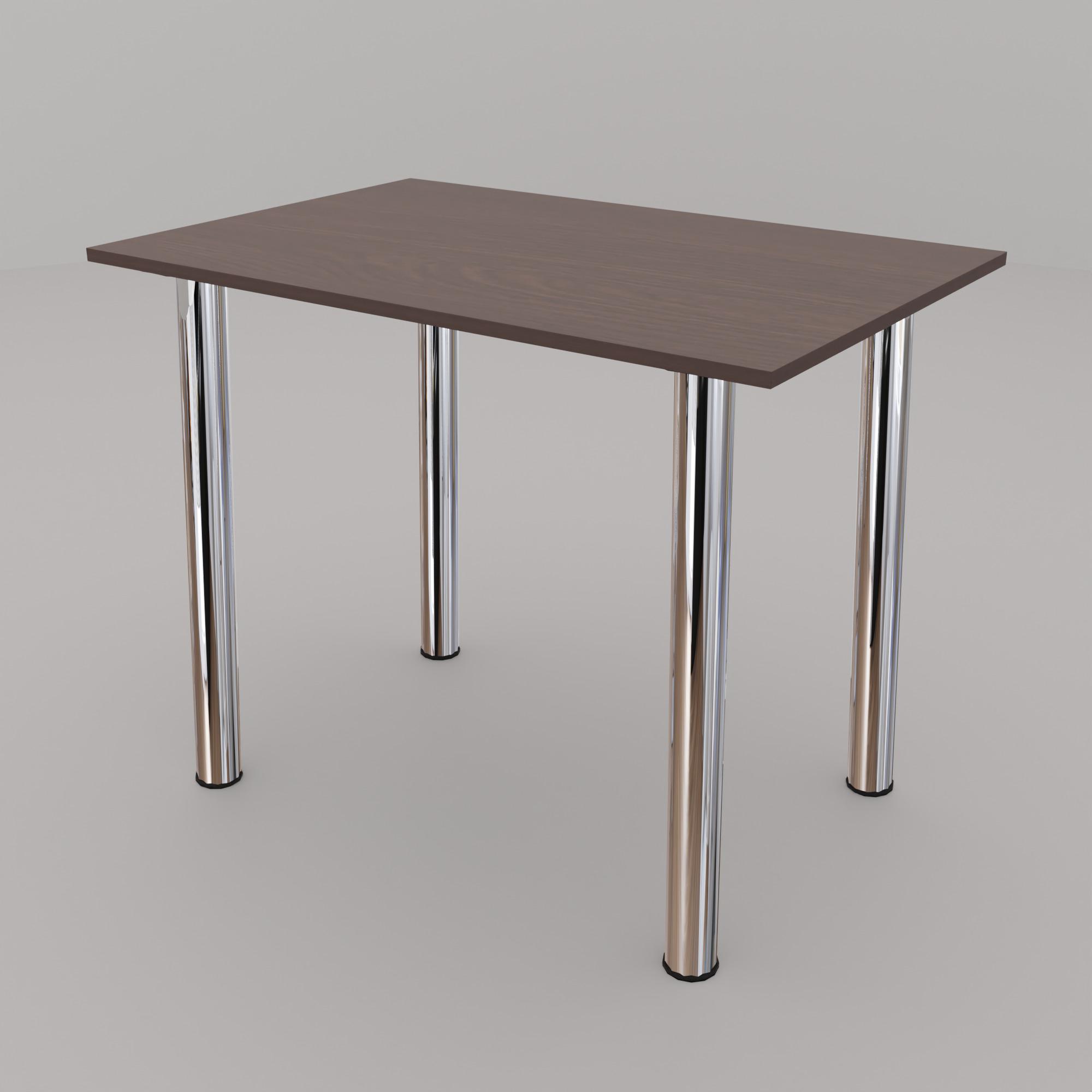 Стол обеденный прямоугольный Неман Ярл 880х580 мм Венге/Хром (47698)