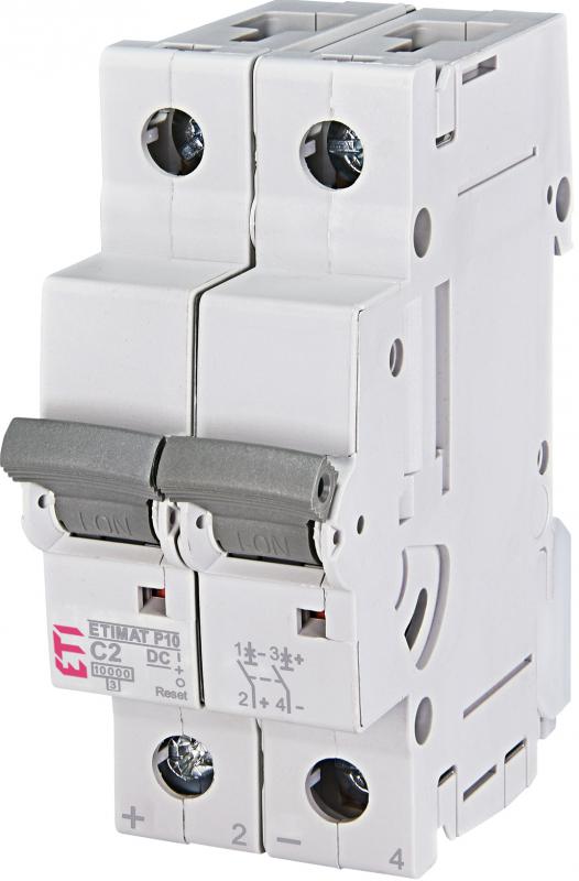 Автоматичний вимикач ETIMAT P10/R-DC 2p C2 (690221105)