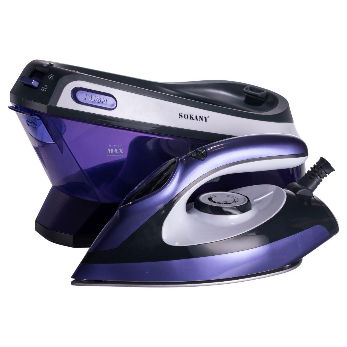 Праска парова Sokany SK-YD-2121 з парогенератором та резервуаром 1,5 л 2800 Вт (7421) - фото 3