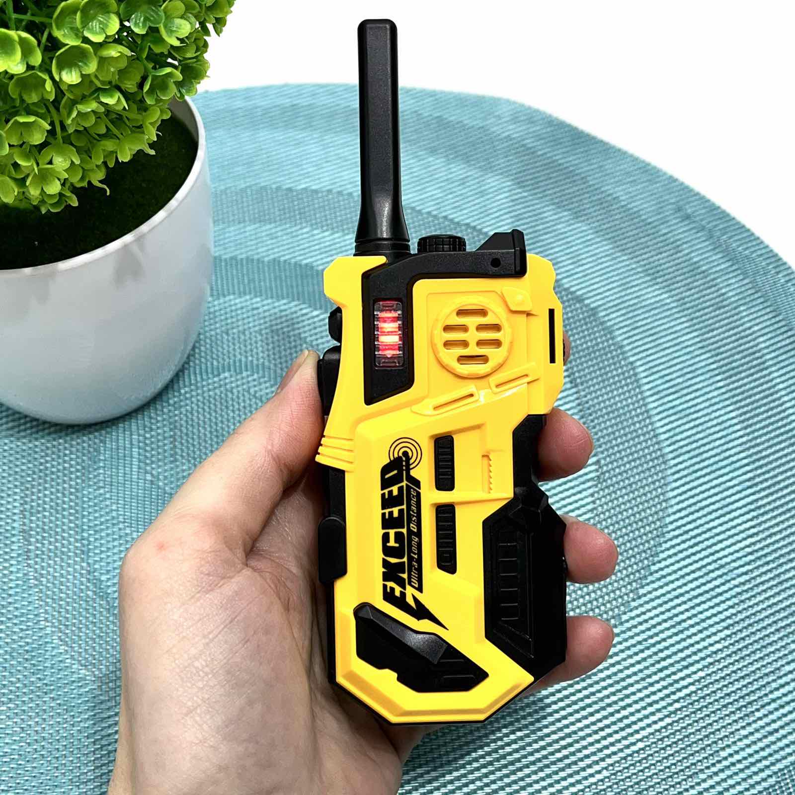 Ігровий набір рацій LING YUN ZHI звук/світло на батарейках 16 см 2 шт. Чорно-жовтий (LZ079) - фото 5 Ігровий набір рацій LING YUN ZHI звук/світло на батарейках 16 см 2 шт. Чорно-жовтий (LZ079) - фото 5