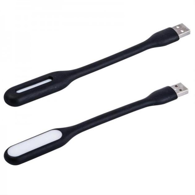 Лампа для ноутбука USB 1,2 W гнучка 169х18 мм Чорний (1009882-Black) - фото 3