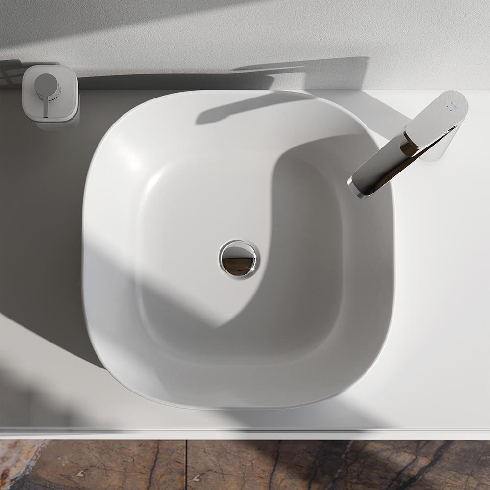 Умивальник накладний AM.PM Func MFAWCC30430WG 430x430x135 мм Білий (195778) - фото 3