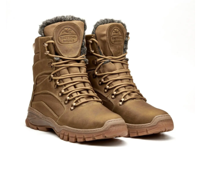 Ботинки мужские зимние на меху р. 38 Койот - фото 4