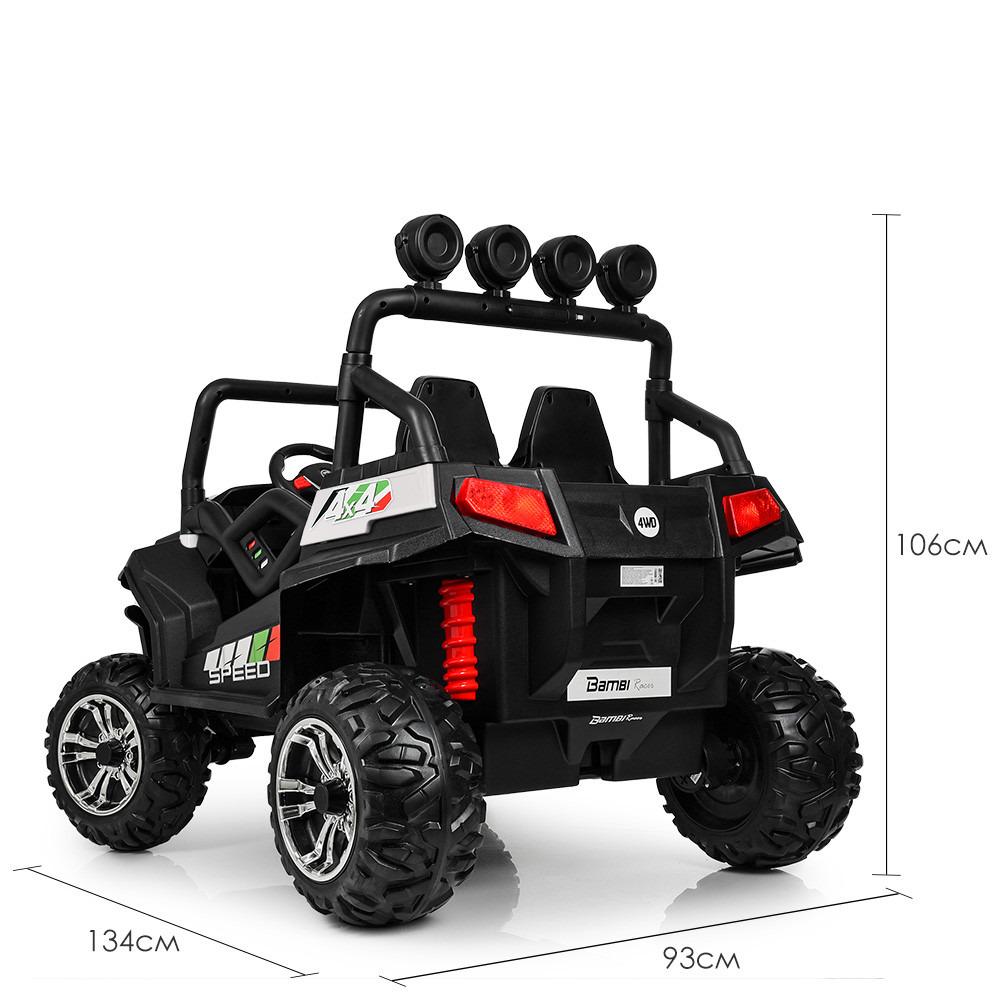 Дитячий електромобіль Bambi Racer M 3454 EBLR-1 джип з ручкою газу 1500 W Білий (14019480) - фото 4