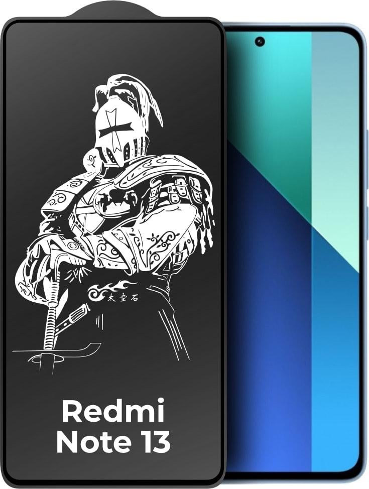 Защитное стекло King Fire Xiaomi Redmi Note 13 (Full Glue) Black (34996)