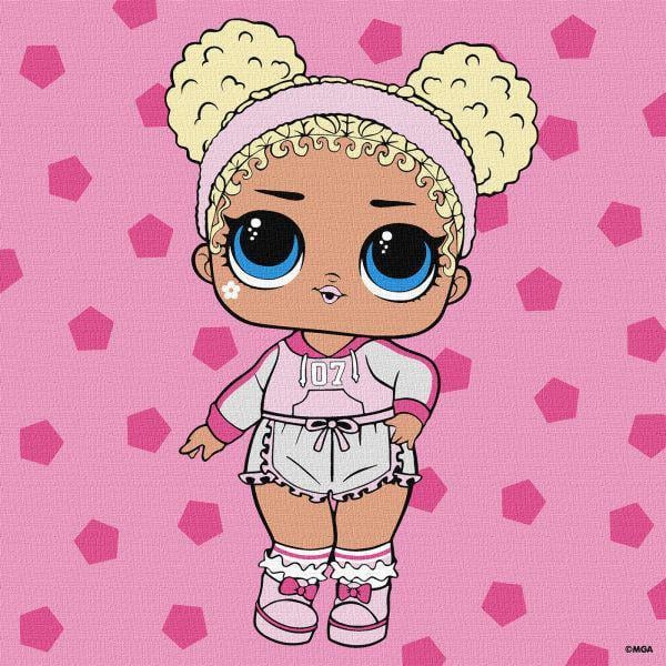 Картина по номерам Ideyka L.O.L Surprise! Game on. Flower Child 25x25 см (KHO1320)