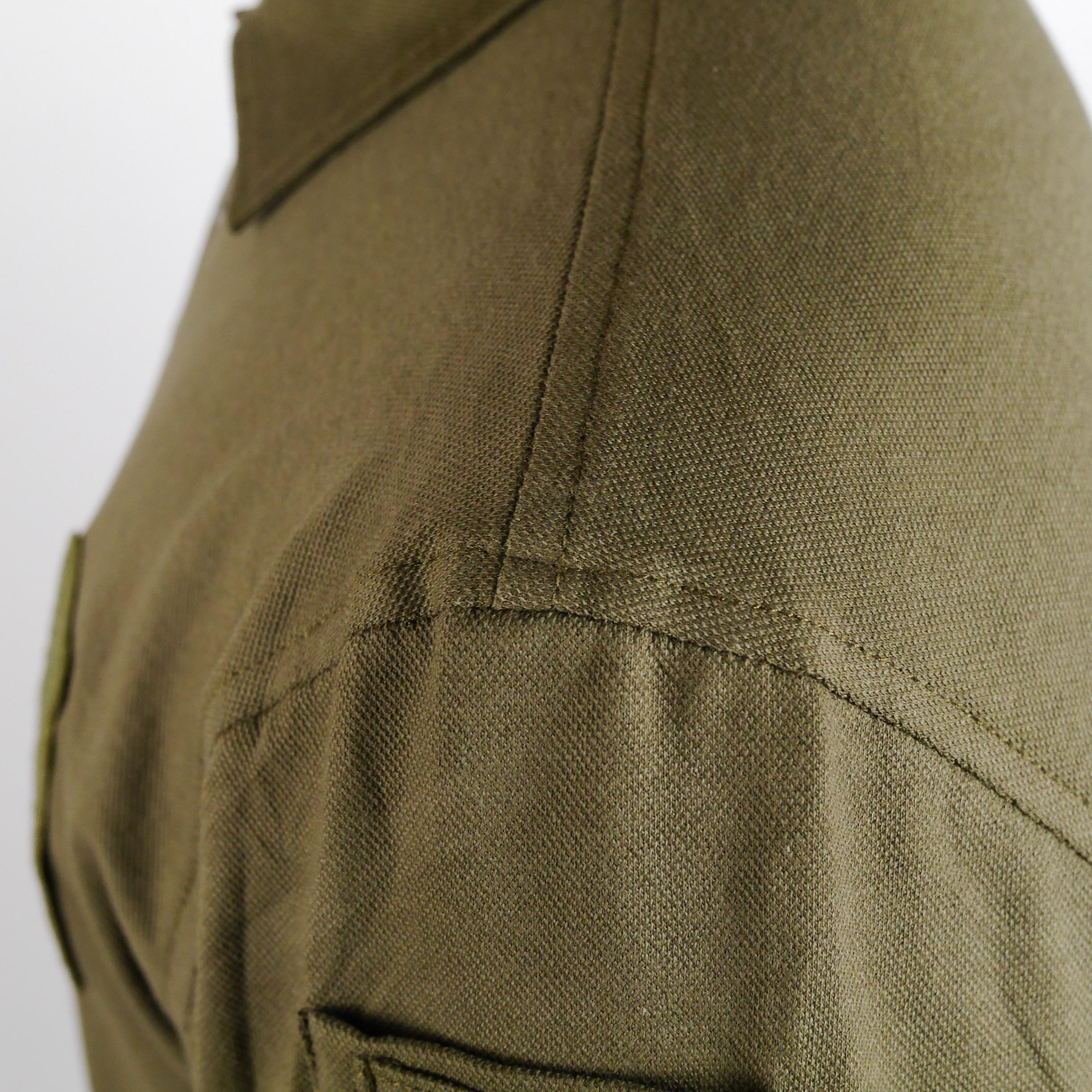 Поло военное с липучками Лакоста M Хаки (1114-M) - фото 10 Поло военное с липучками Лакоста M Хаки (1114-M) - фото 10