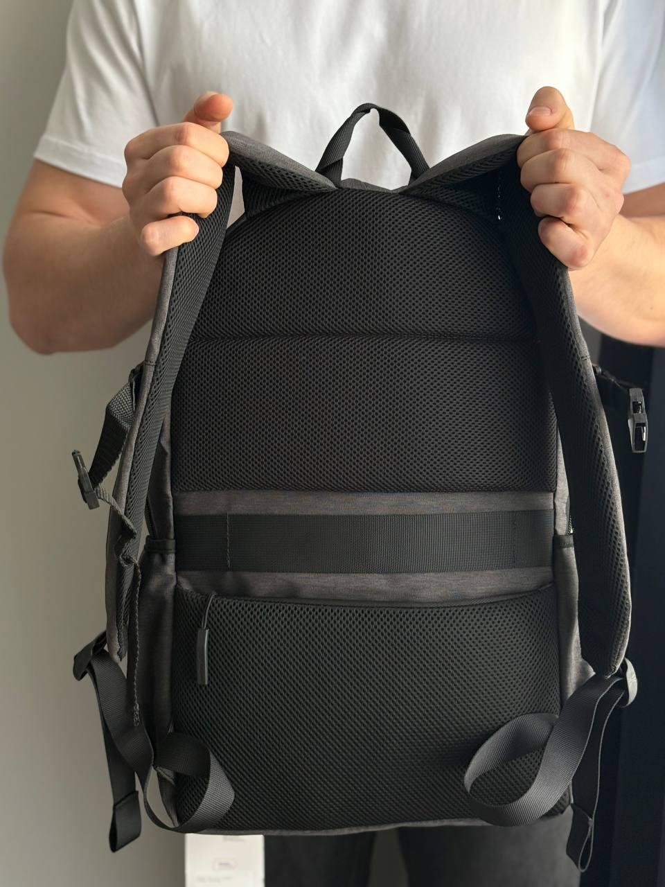 Рюкзак для ноутбука Bagland Cyclone мужской 21 л Серый (1111) - фото 6