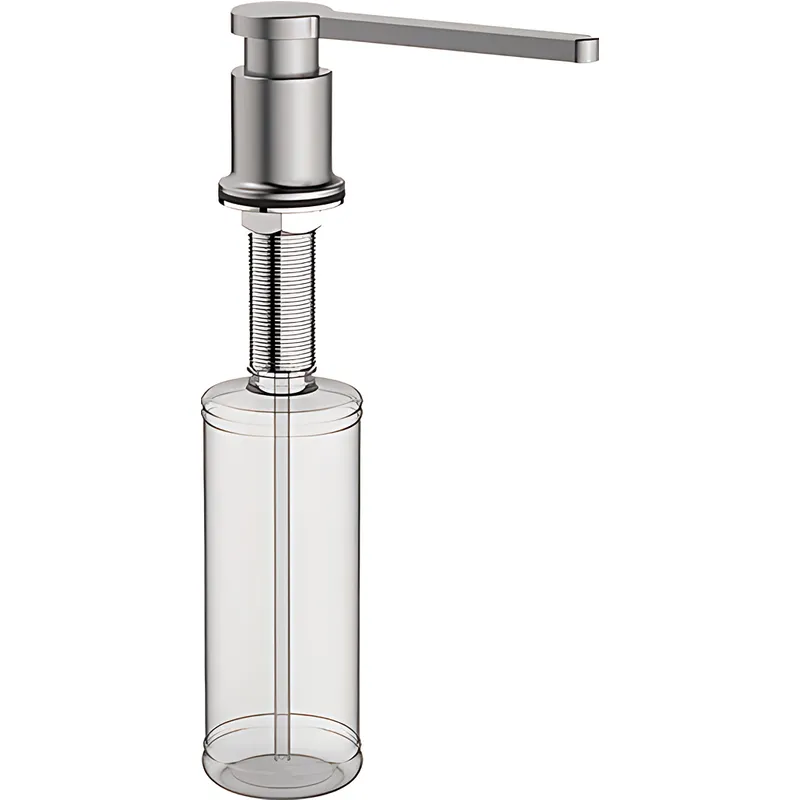 Дозатор для моющего средства врезной Koer SDB-03-07 300 мл Графит (KR5634)