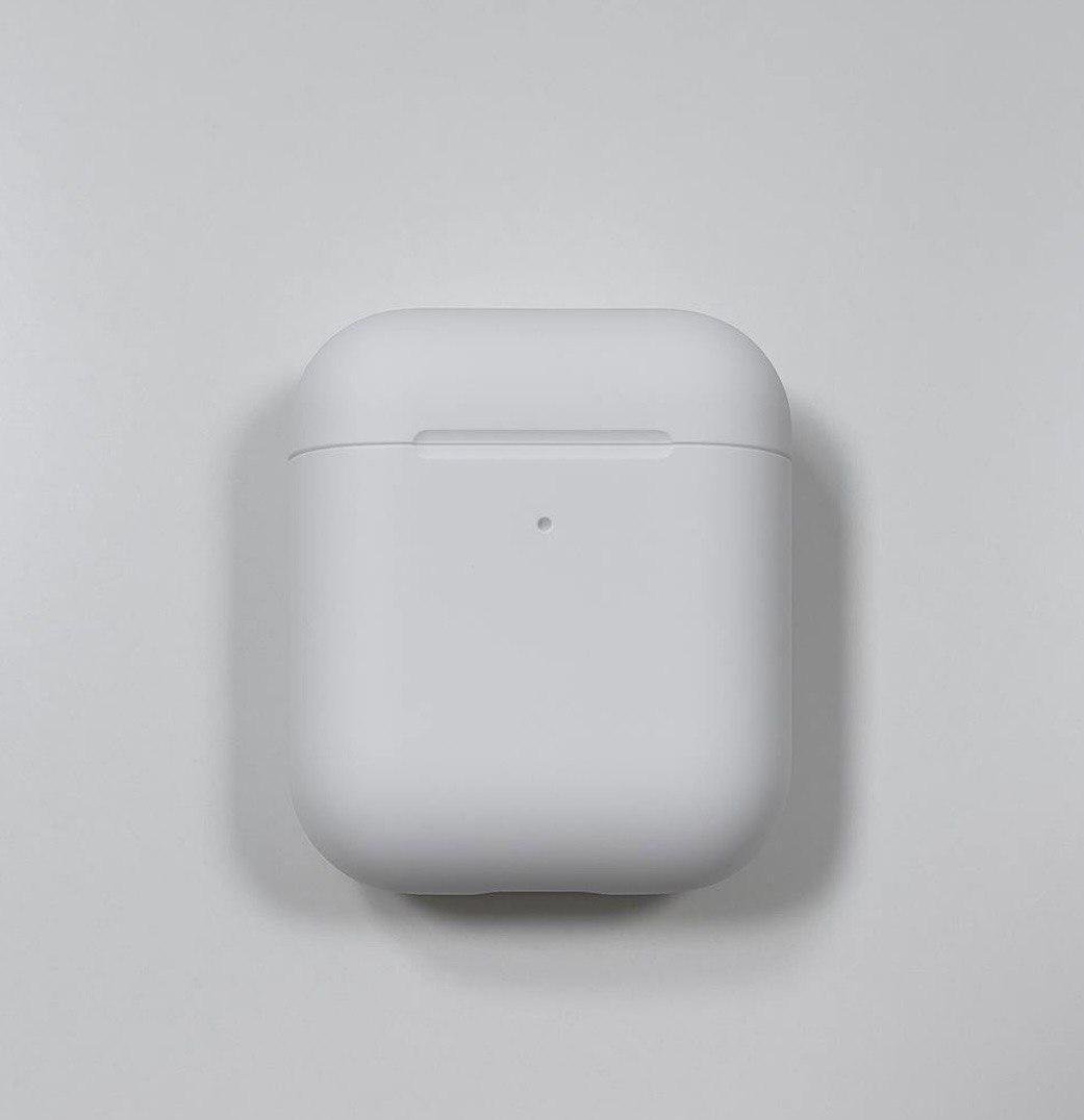 Чехол Slim Silicon Case for AirPods 2 White (м01089) Чехол Slim Silicon Case for AirPods 2 White (м01089)