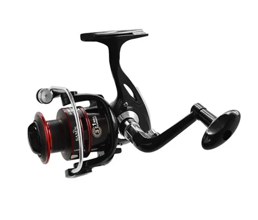 Котушка риболовна Sams Fish 4000 3+1bb алюмінієва шпуля Black (SF24141-4) Котушка риболовна Sams Fish 4000 3+1bb алюмінієва шпуля Black (SF24141-4)