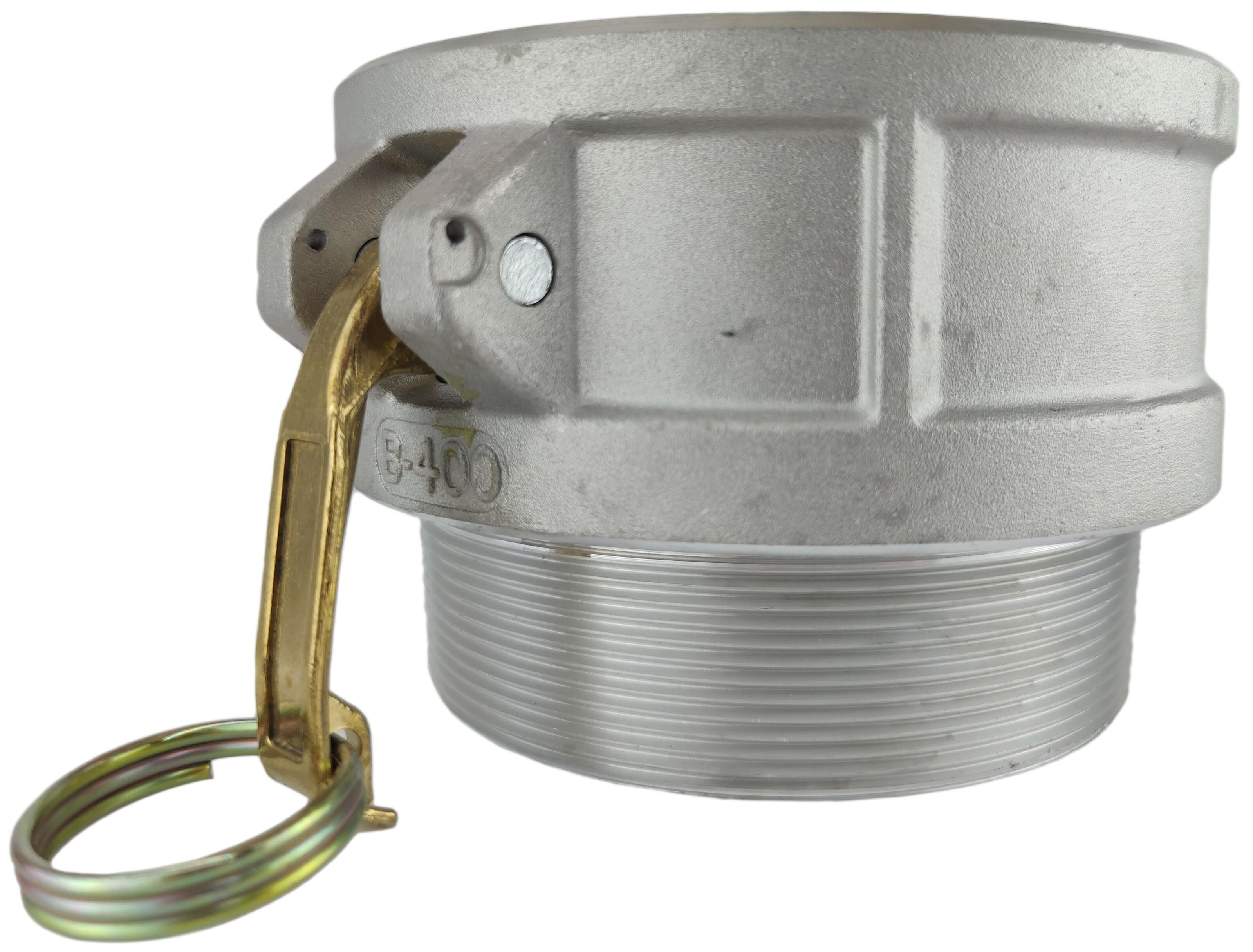 Муфта camlock тип B с наружной резьбой BSPT ШРЗ алюминий B-400 4" (50210064)