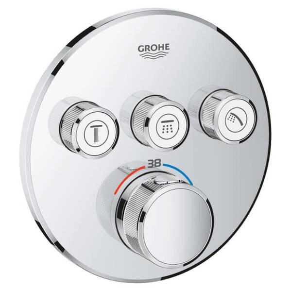 Змішувач прихованого монтажу для душу Grohe Grohtherm SmartControl 29121000 з термостатом Змішувач прихованого монтажу для душу Grohe Grohtherm SmartControl 29121000 з термостатом