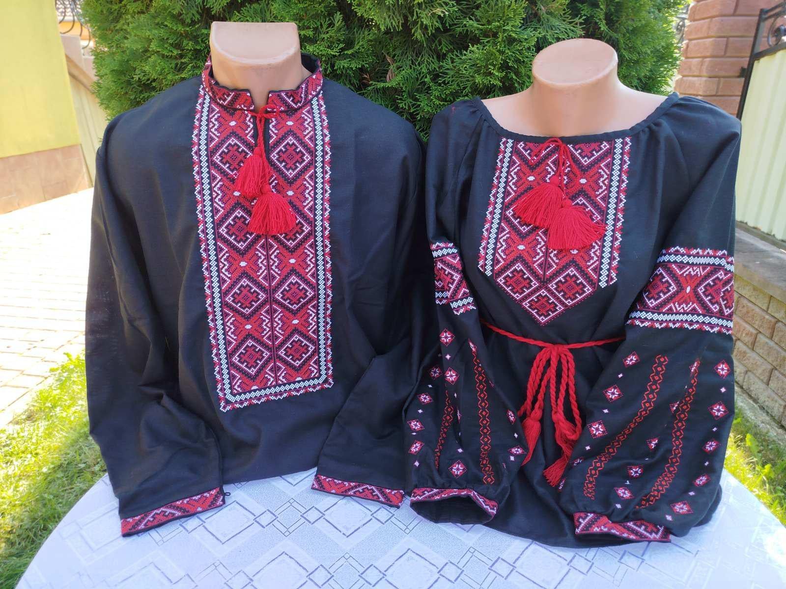Вишиванка для пари р. 46 Червоний (2659002073)