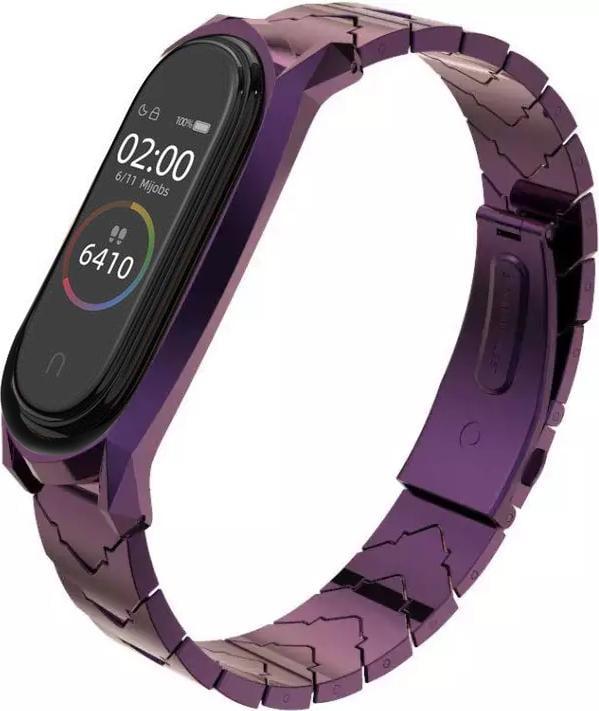 Браслет металлический Tiny для Mi Band 4 Purple (28134)