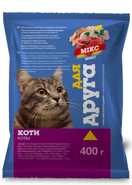 Корм для кошек O.L.KAR Для друга Микс 400 г (22587)