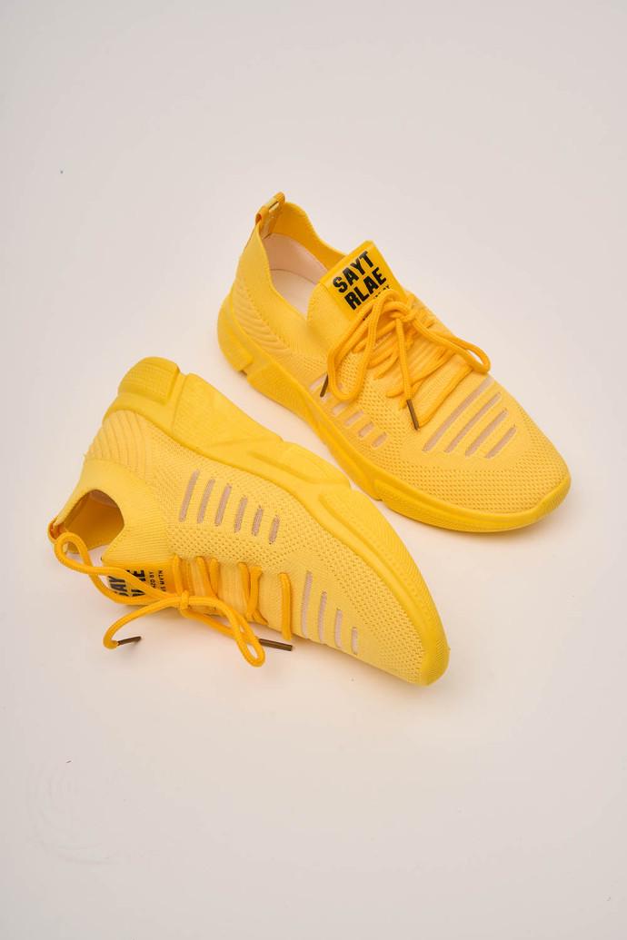 Кроссовки женские Loris Bottega р. 38 Желтый (168995) - фото 4 Кроссовки женские Loris Bottega р. 38 Желтый (168995) - фото 4