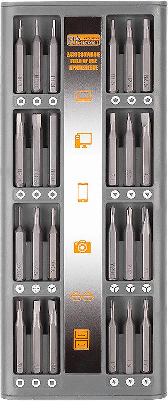 Викрутка прецизійна Richmann з битами 48 шт. (C5368) - фото 6 Викрутка прецизійна Richmann з битами 48 шт. (C5368) - фото 6