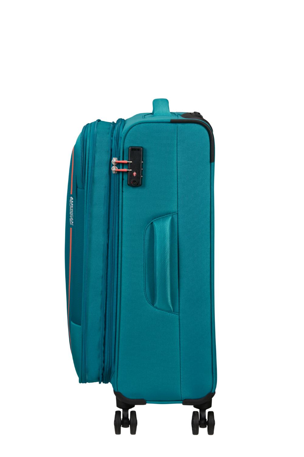 Чемодан American Tourister PULSONIC 68x44x27-30 см Бирюзовый (MD6*21002) - фото 5