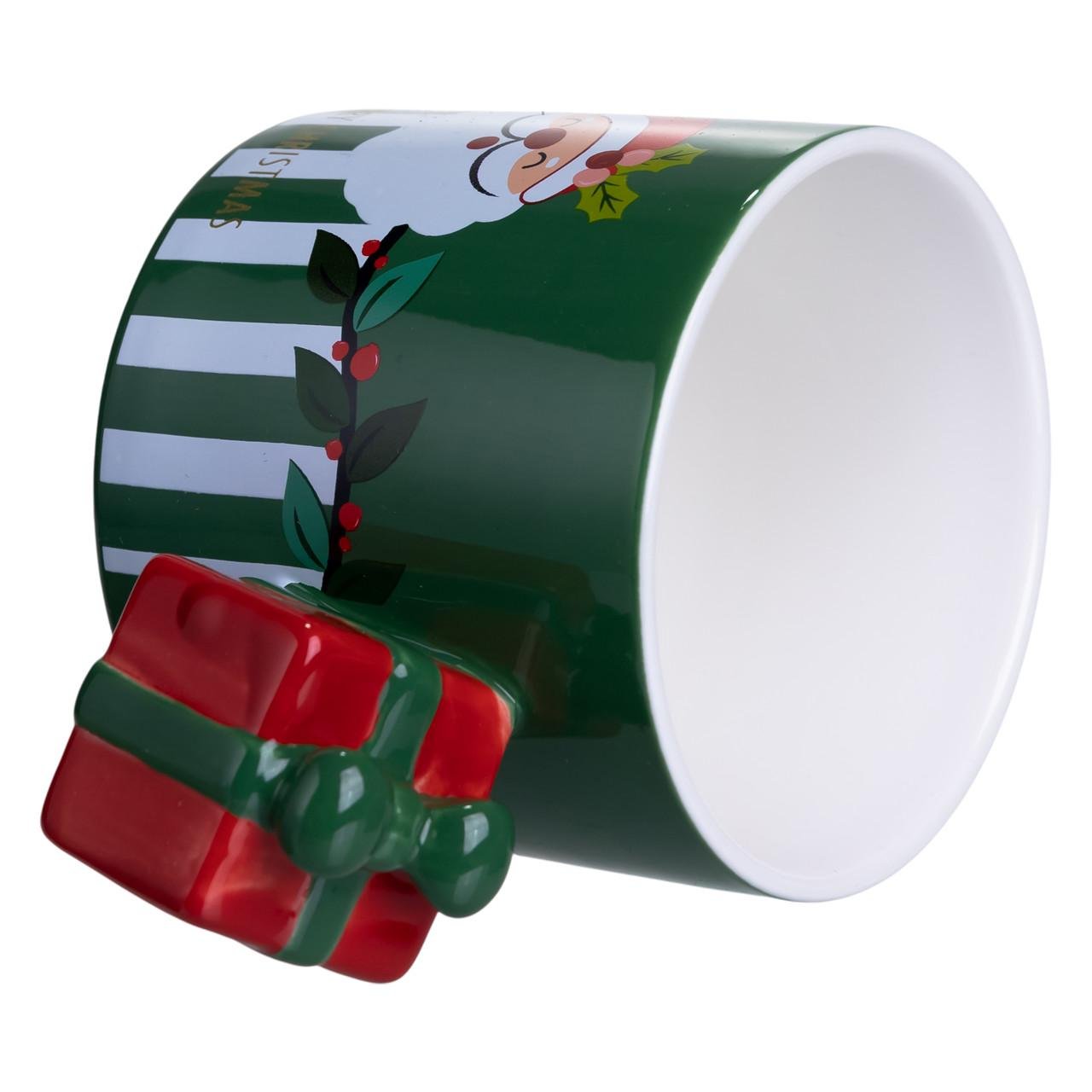 Чашка порцелянова Merry Christmas 400 мл Зелений (FM-CS-49GR) - фото 4 Чашка порцелянова Merry Christmas 400 мл Зелений (FM-CS-49GR) - фото 4