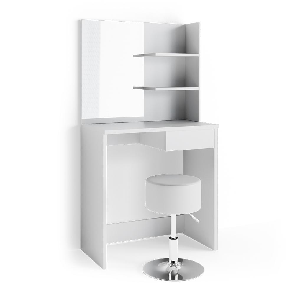 Туалетний столик Vicco Dekos зі стільцем Білий