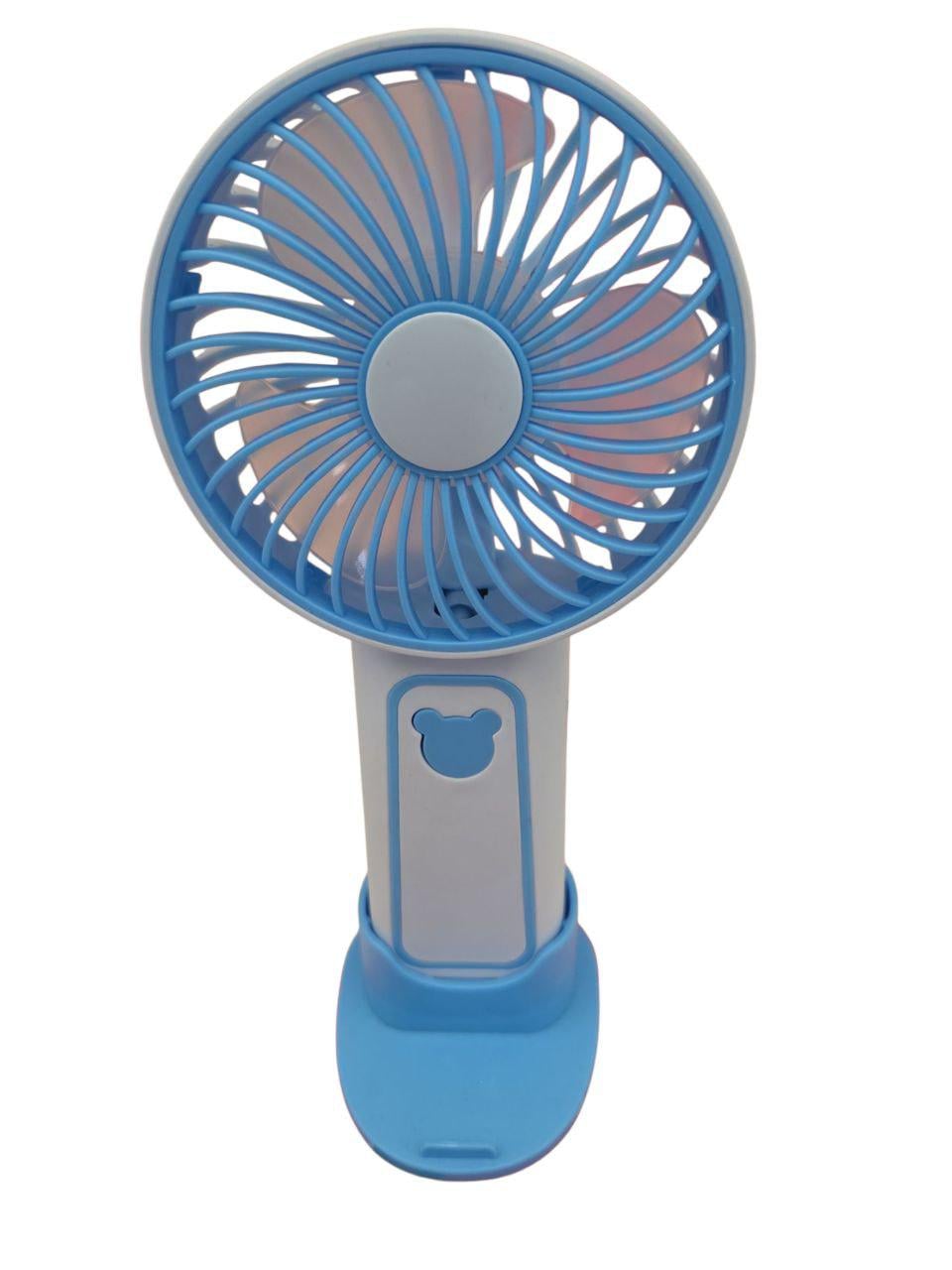 Вентилятор Mini Fan TX-265 6368 USB с подставкой под телефон/3 режима Голубой (29070243)