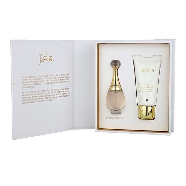 Подарочный набор для женщин Christian Dior J'Adore парфюмированная вода 5 мл и лосьон для тела 20 мл (374605)