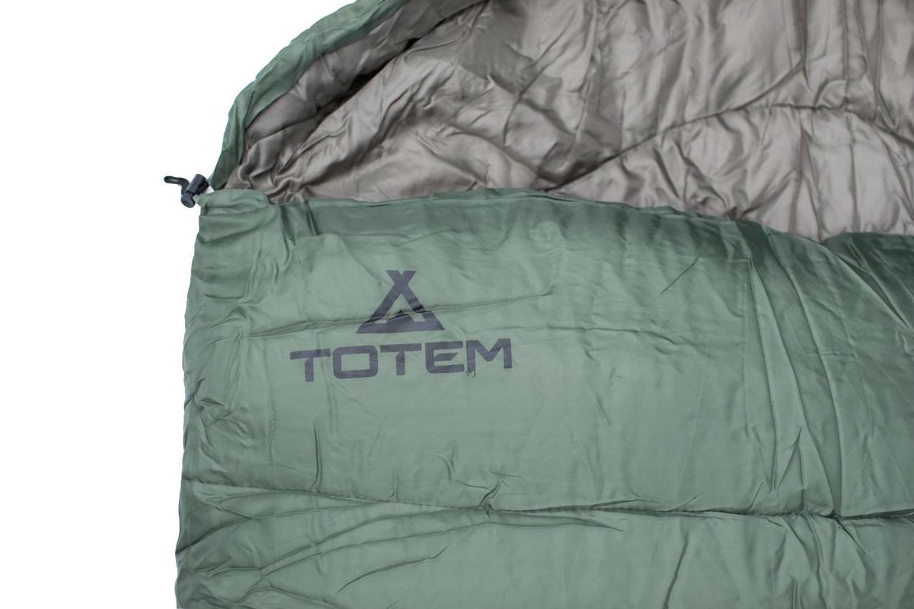 Спальный мешок Totem Fisherman XXL одеяло с капюшом правый 190 30х90 см Olive (UTTS-013-R) - фото 6