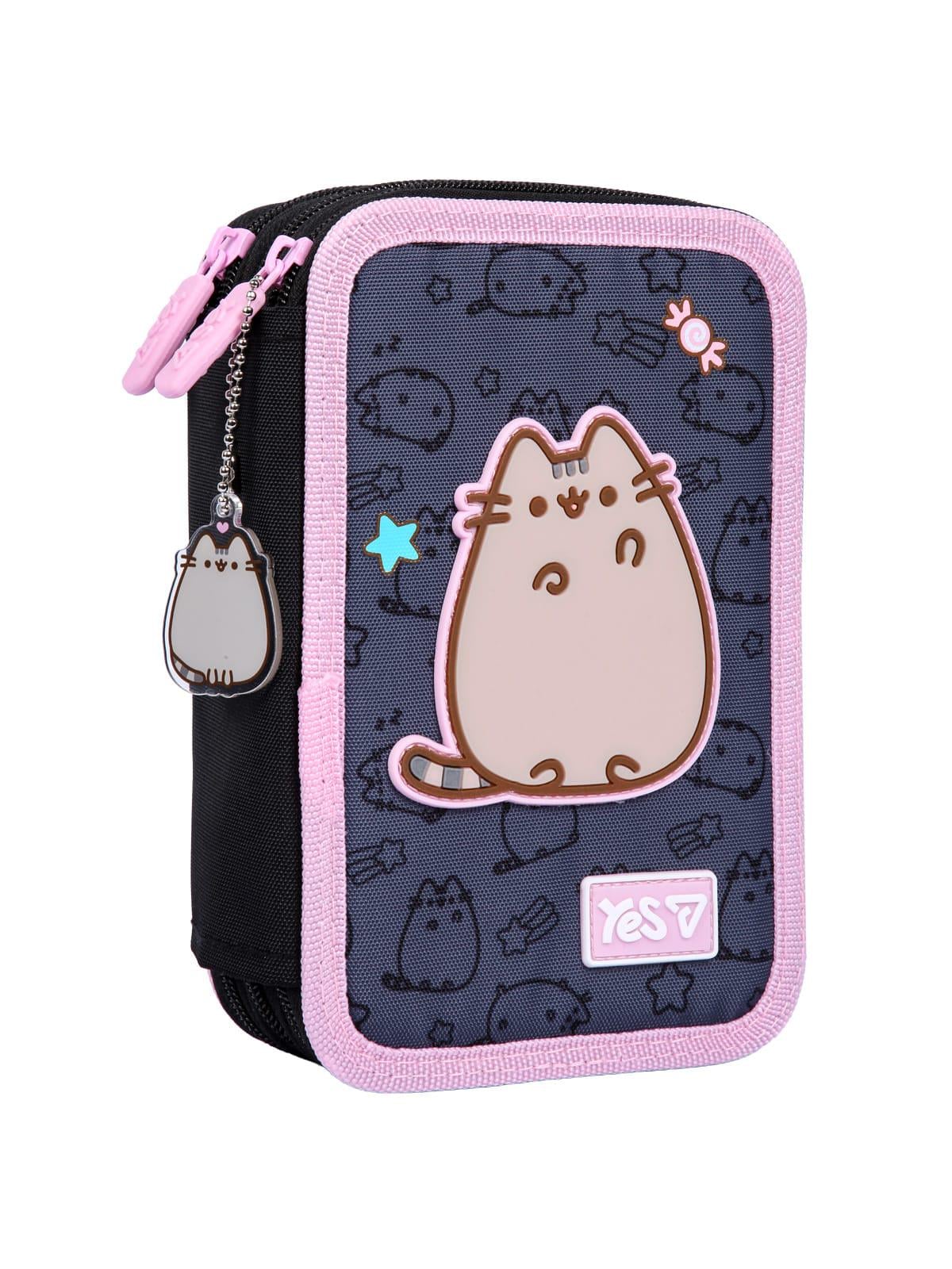 Пенал школьный жесткий YES HP-05 My Pusheen тройной (533748) Пенал школьный жесткий YES HP-05 My Pusheen тройной (533748)