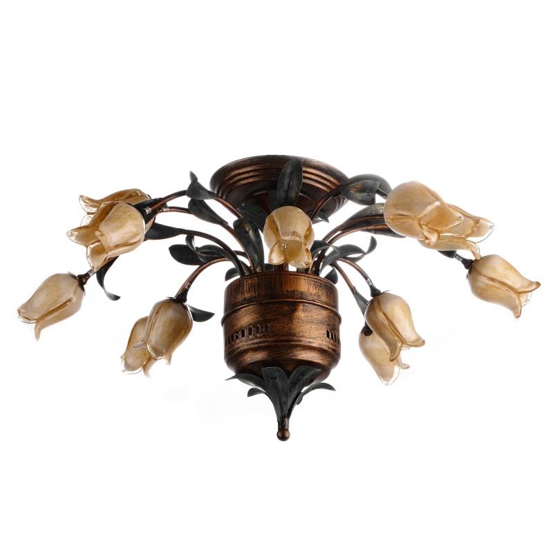 Люстра кованая галогенная Brille BKL-196S/12 флористика