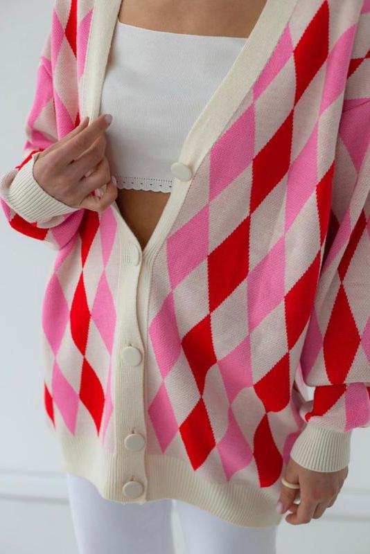 Кардиган женский S-XL Белый (194424) - фото 6 Кардиган женский S-XL Белый (194424) - фото 6