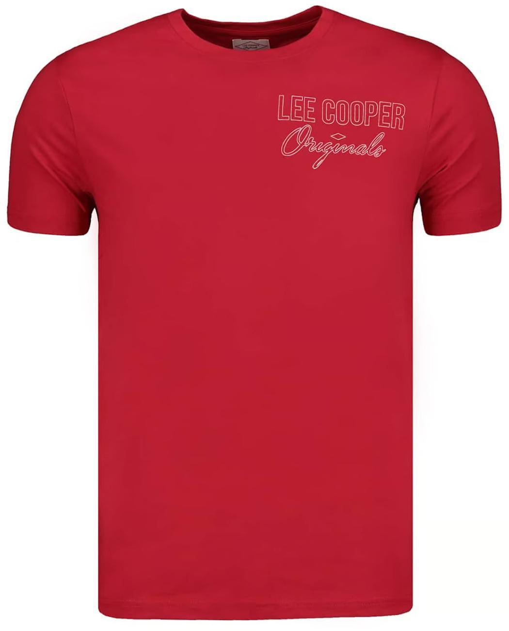 Футболка мужская Lee Cooper LCUMTEE11TPT M Красный (9911111150083)