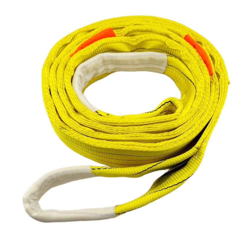 Буксировочный ремень LIFTEC петля-петля 30/45 т 5000 мм Желтый (4303005)