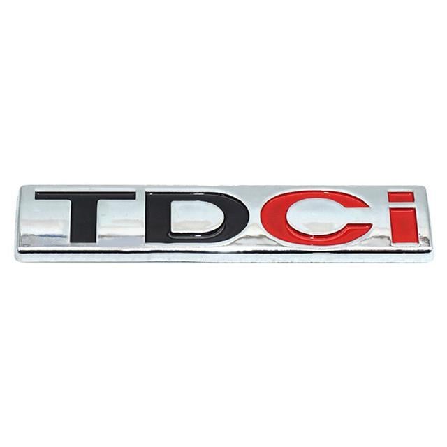 Емблема TDCi Ford на задню частину метал 8,2х1,8 см Хром глянцевий (1704192151)