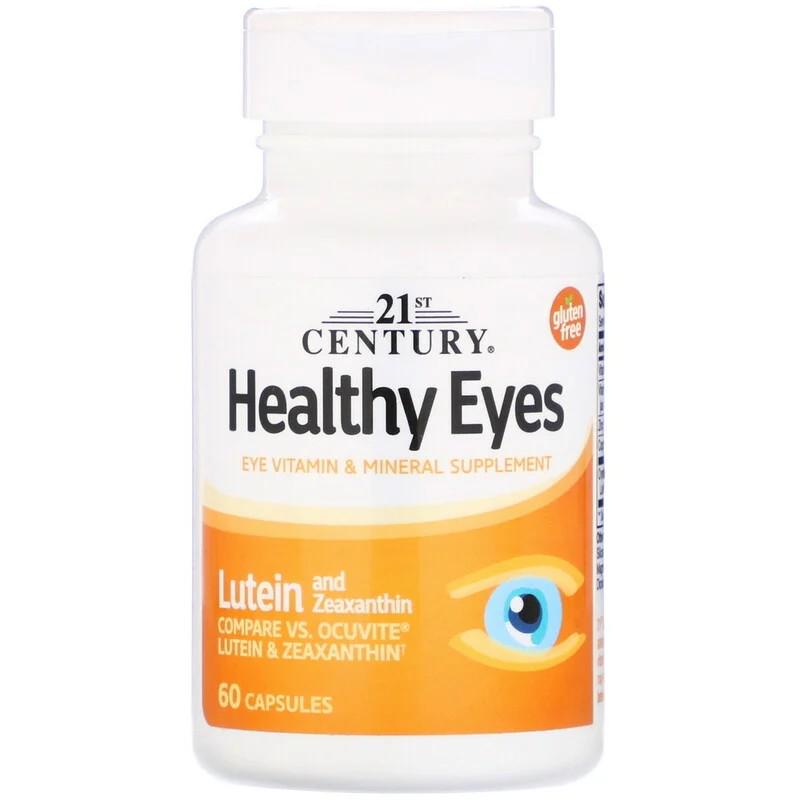 Витамины 21st Century Healthy Eyes Lutein & Zeaxanthin 60 капсул