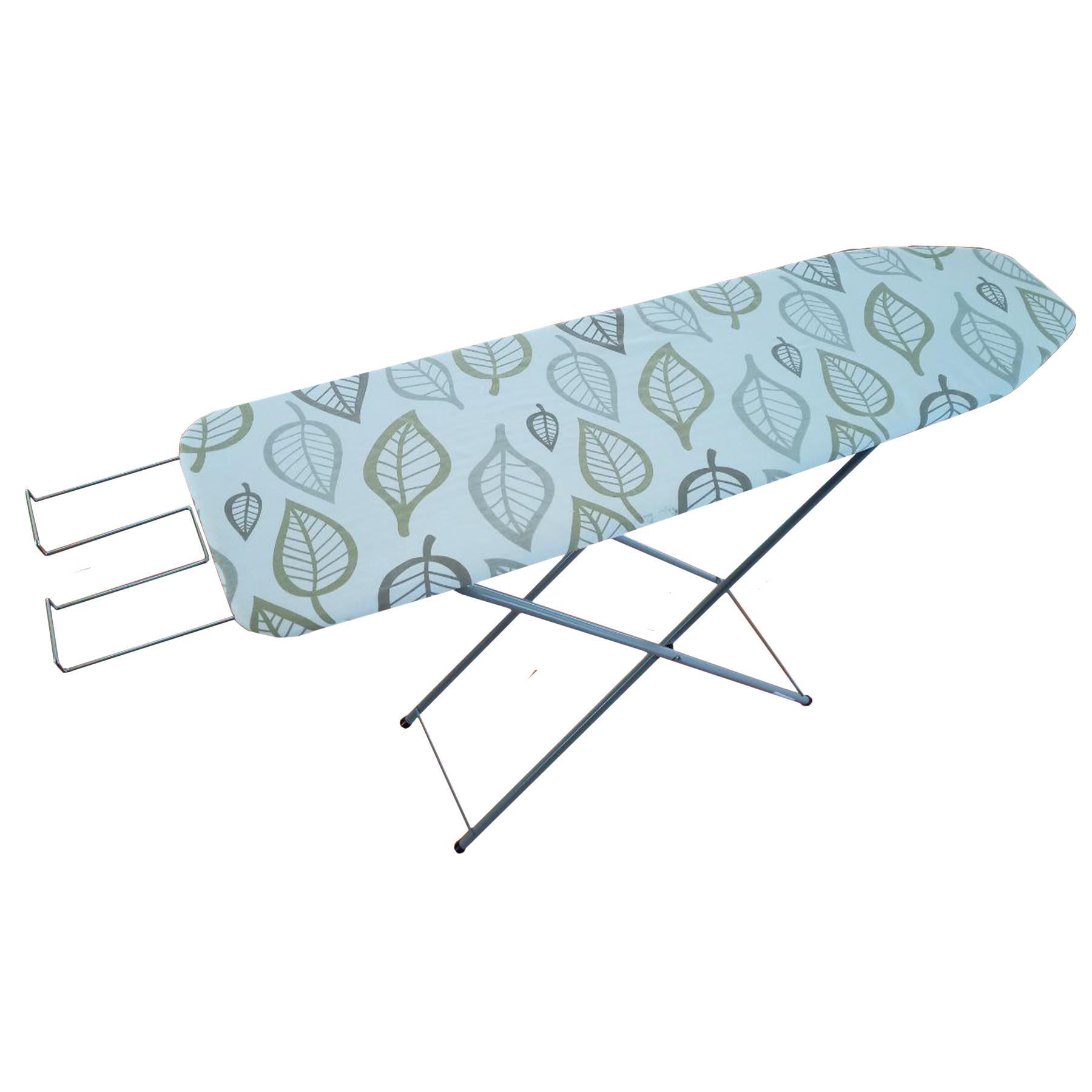 Доска гладильная Casa Si Legno сталь S 110x30x77-86 см Grey/Green Leaves