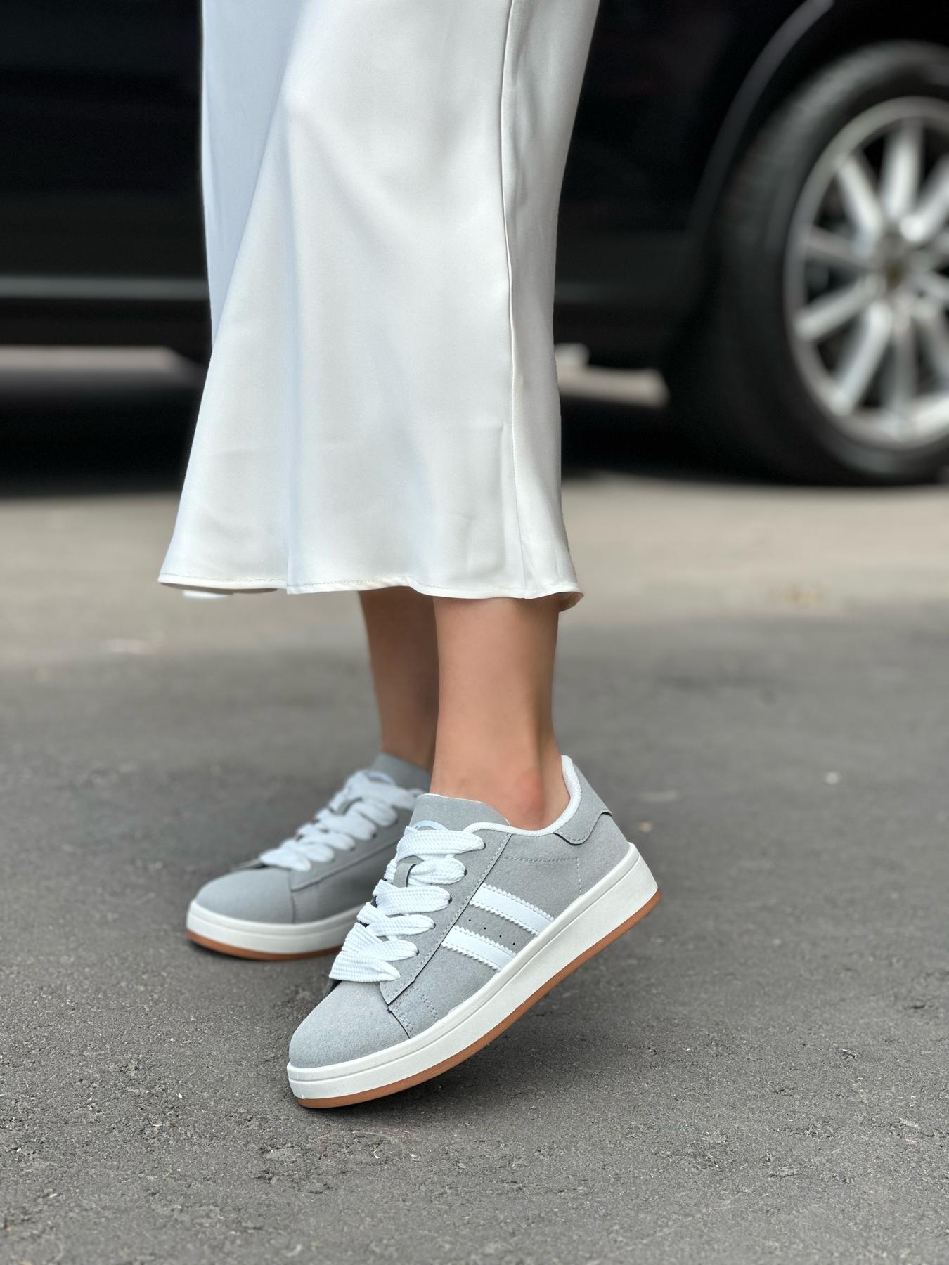 Кеди жіночі еко-замша р. 41 Сірий (10285702) Кеди жіночі еко-замша р. 41 Сірий (10285702)